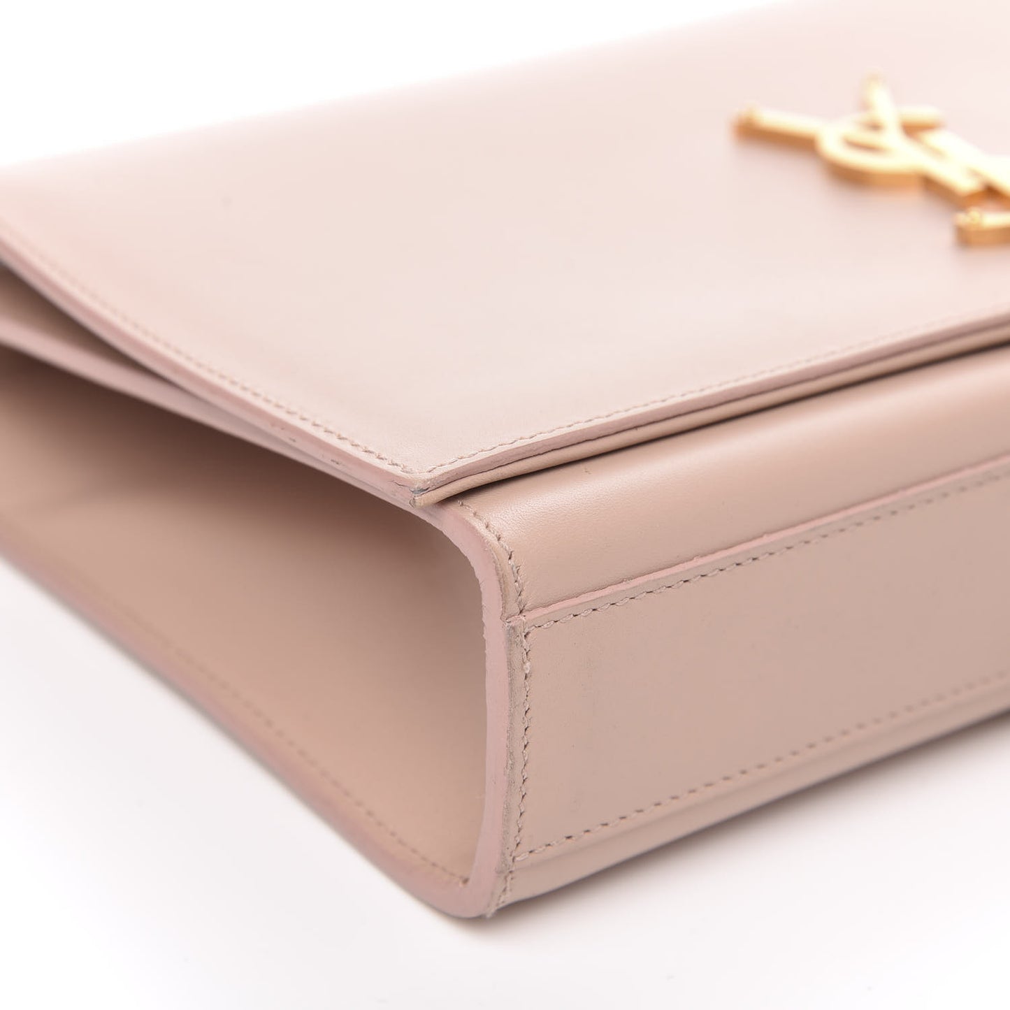 Smooth Calfskin Classic Monogram Kate Tassel Chain Wallet Pale Blush
