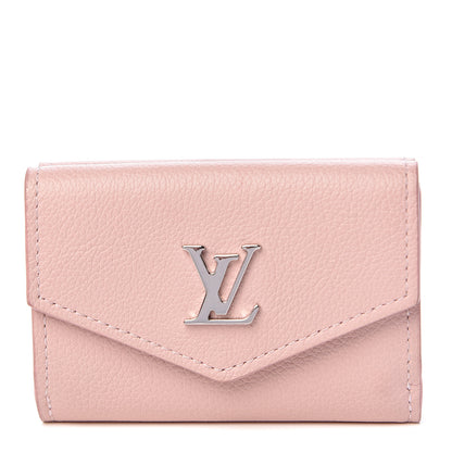 Louis Vuitton Calfskin Lockmini Wallet Rose Ballerine 1 of 9
