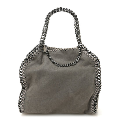 Stella McCartney Shaggy Deer Mini Falabella Fold Over Tote Light Grey 1 of 10