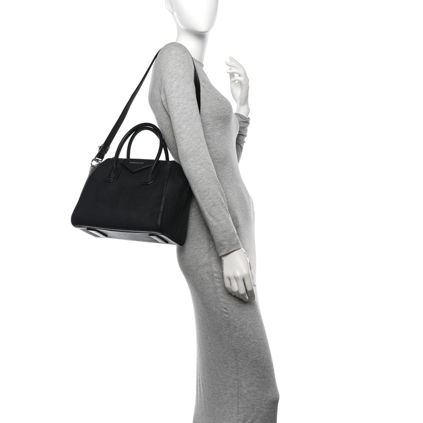 Sugar Goatskin Small Antigona Black