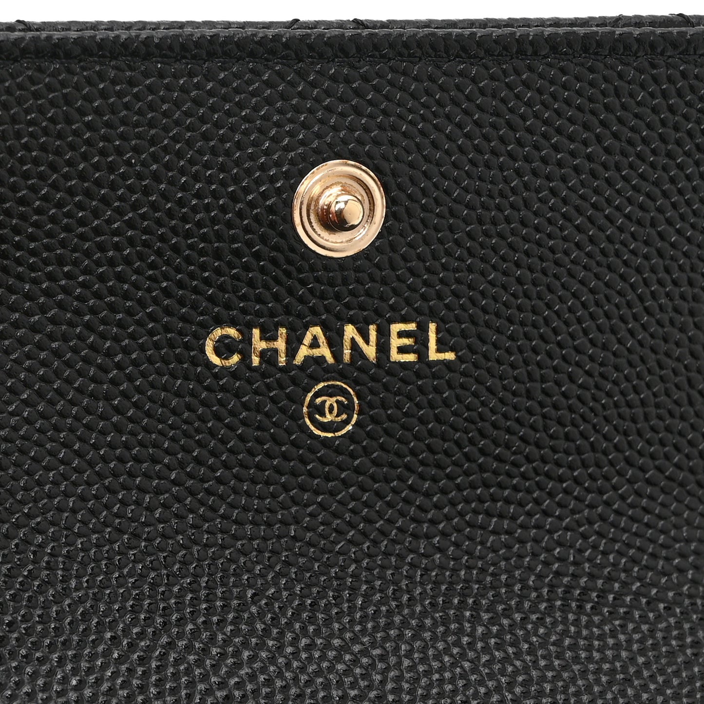 Caviar Quilted Mini Pearl On Top Coin Purse With Chain Black