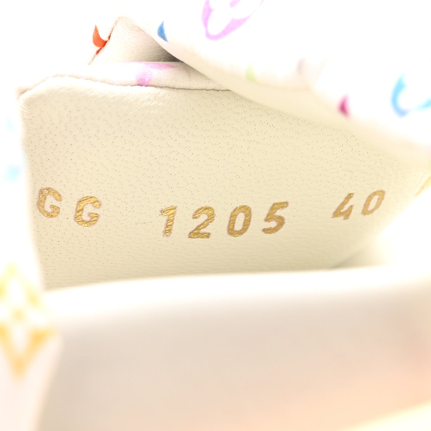 LV X TM Monogram Multicolor Pool Pillow Flat Comfort Mule 40 White