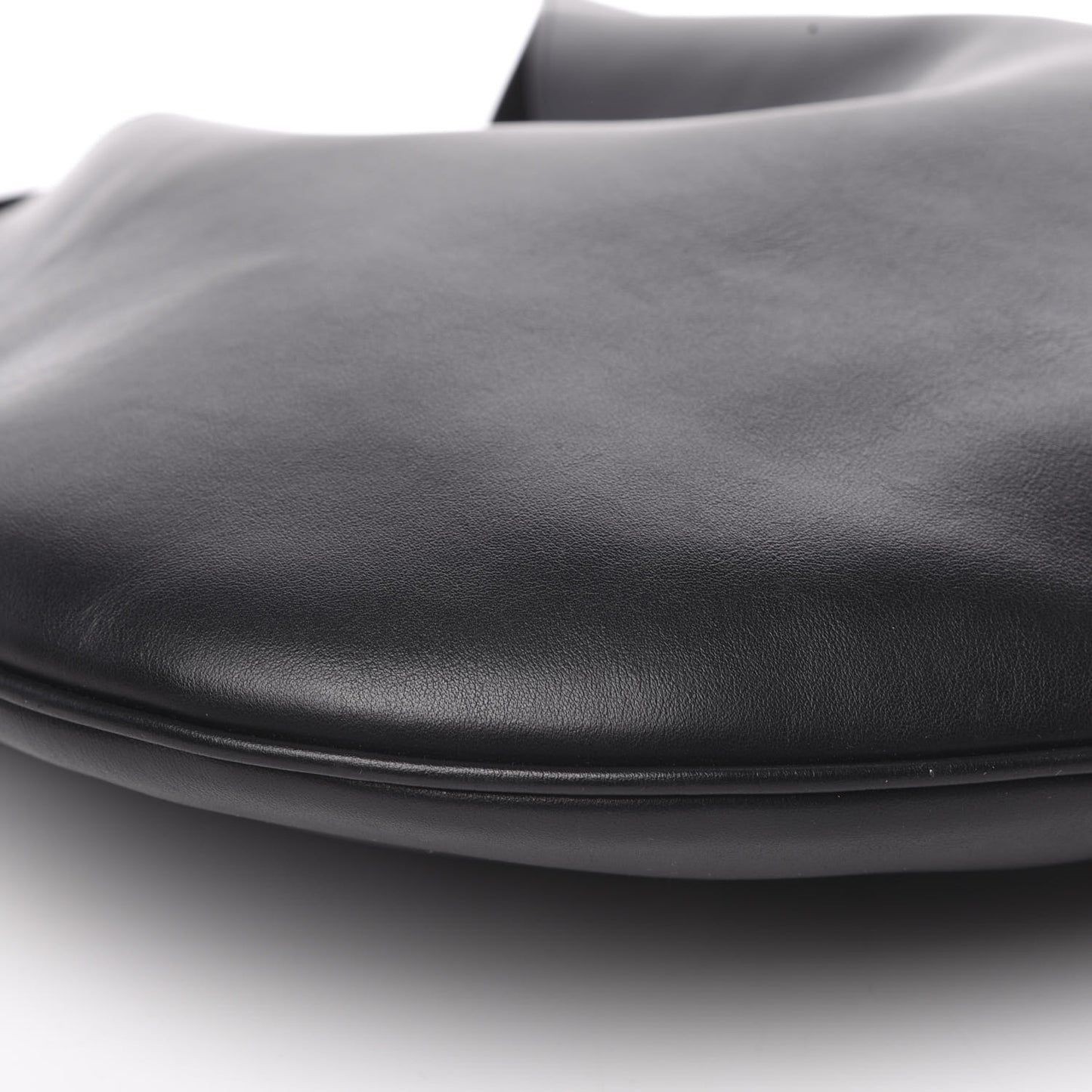 Calfskin Medium Infinity Hobo Bag Black