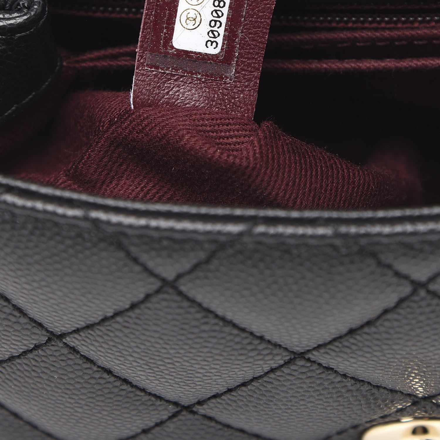 Chanel Caviar Quilted Extra Mini Coco Handle Flap Black 6 of 11