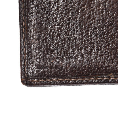 Gucci Horsebit Canvas Treasure Compact Wallet Dark Brown 6 of 18