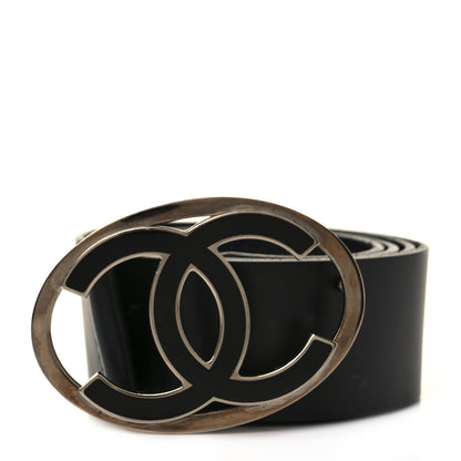 Chanel Calfskin CC Belt 85 34 Black 1 of 5