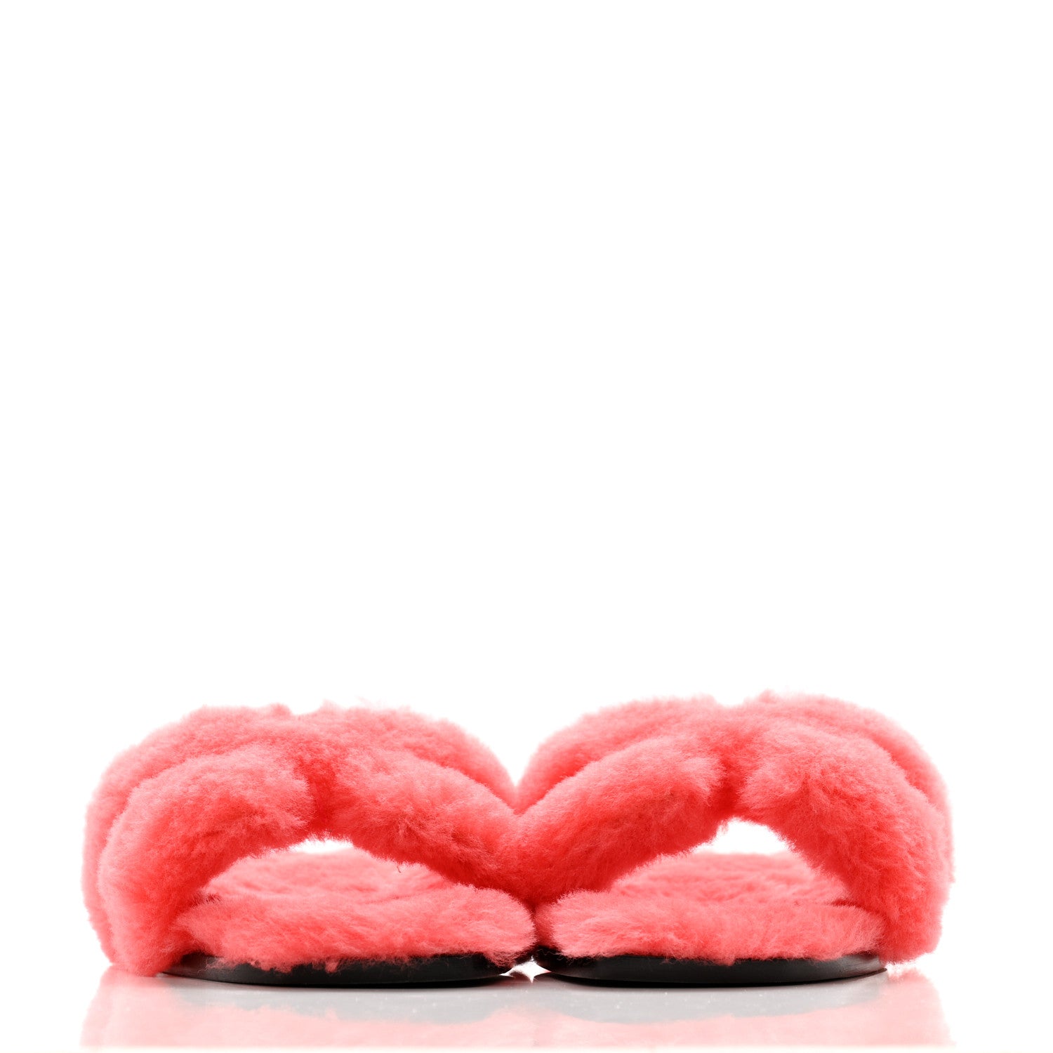 Hermes Woolskin Oran Sandals 40 Rose Du Desert 40 2 of 9