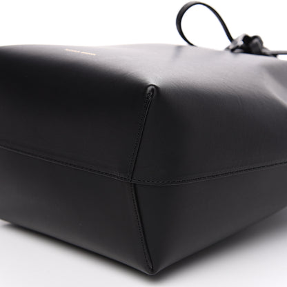 Mansur Gavriel Vegetable Tanned Calfskin Mini Bucket Bag Black Ballerina 7 of 7