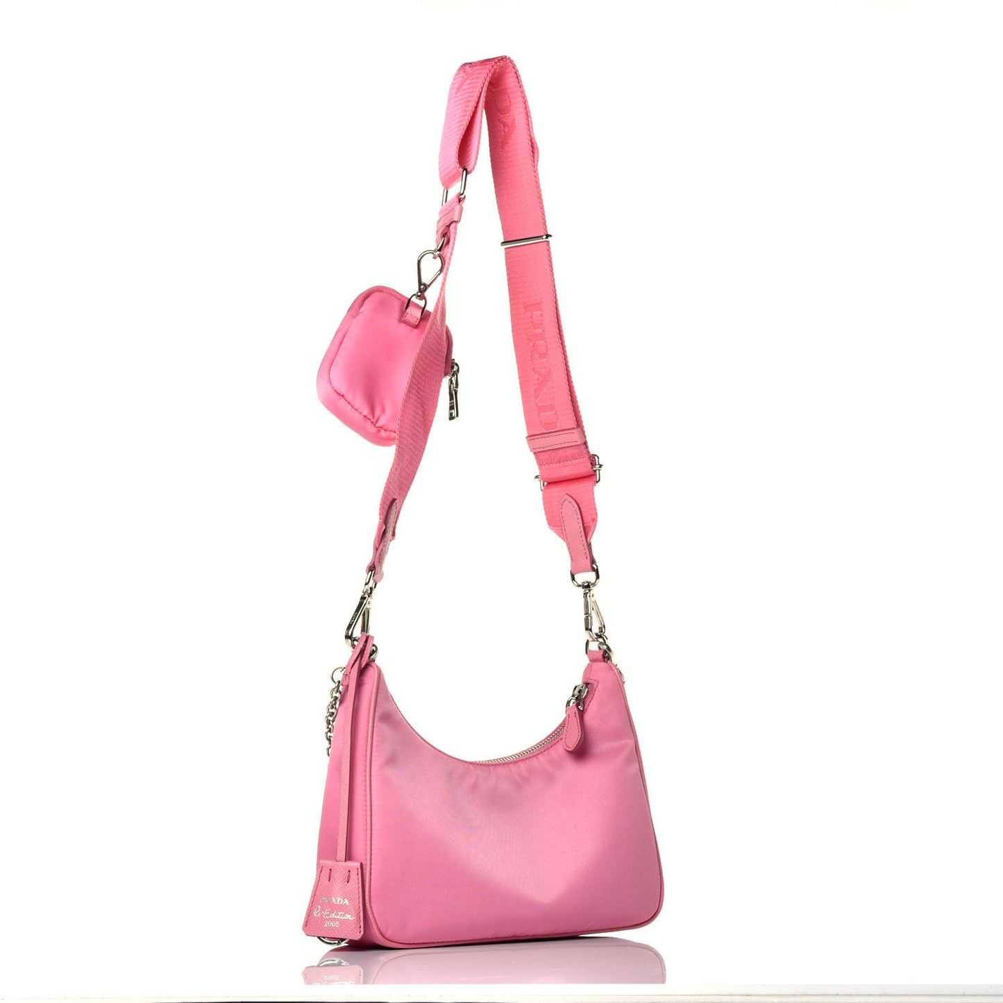 Nylon Re-Edition 2005 Shoulder Bag Begonia