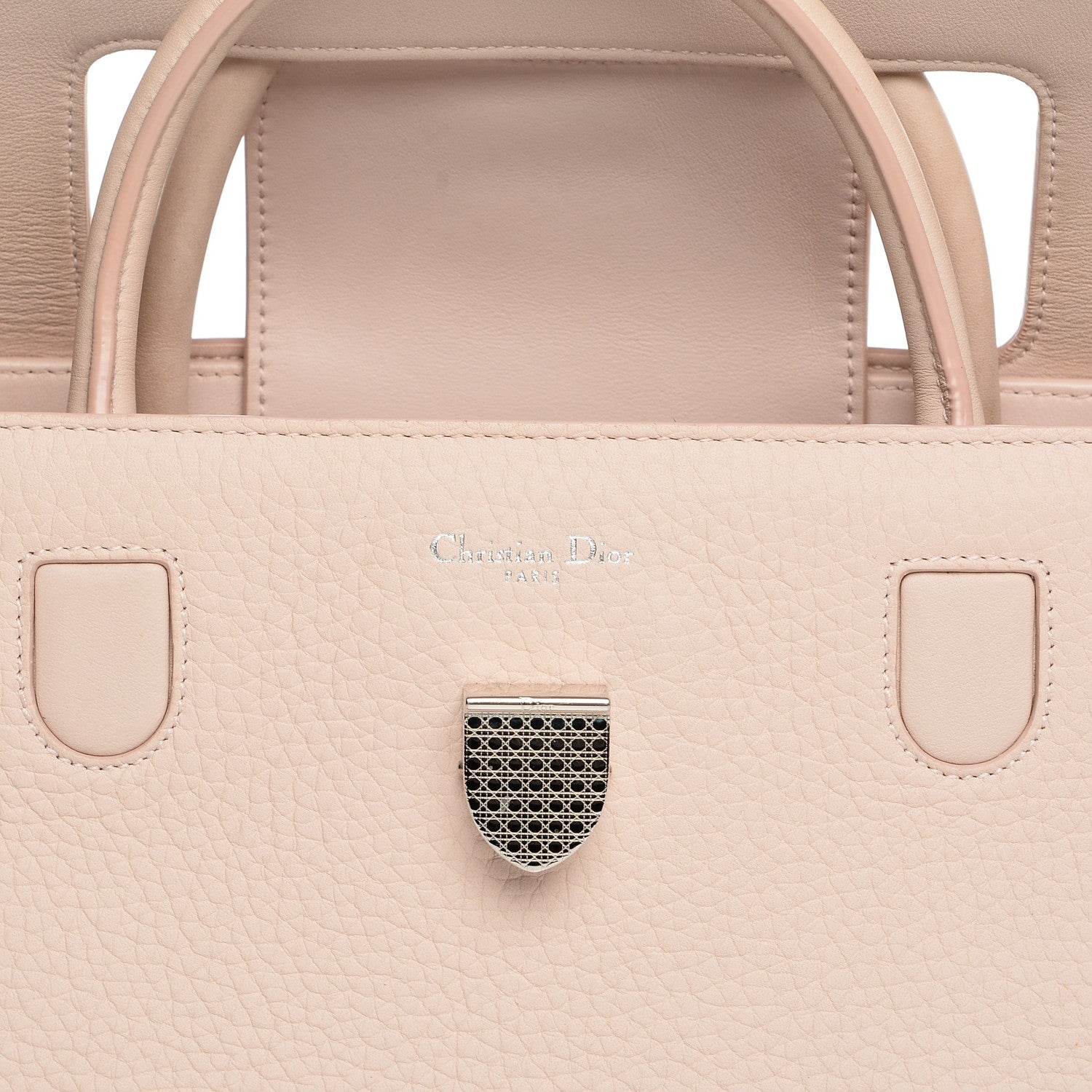 Christian Dior Grained Calfskin Medium Diorever Flap Tapioca 10 of 22