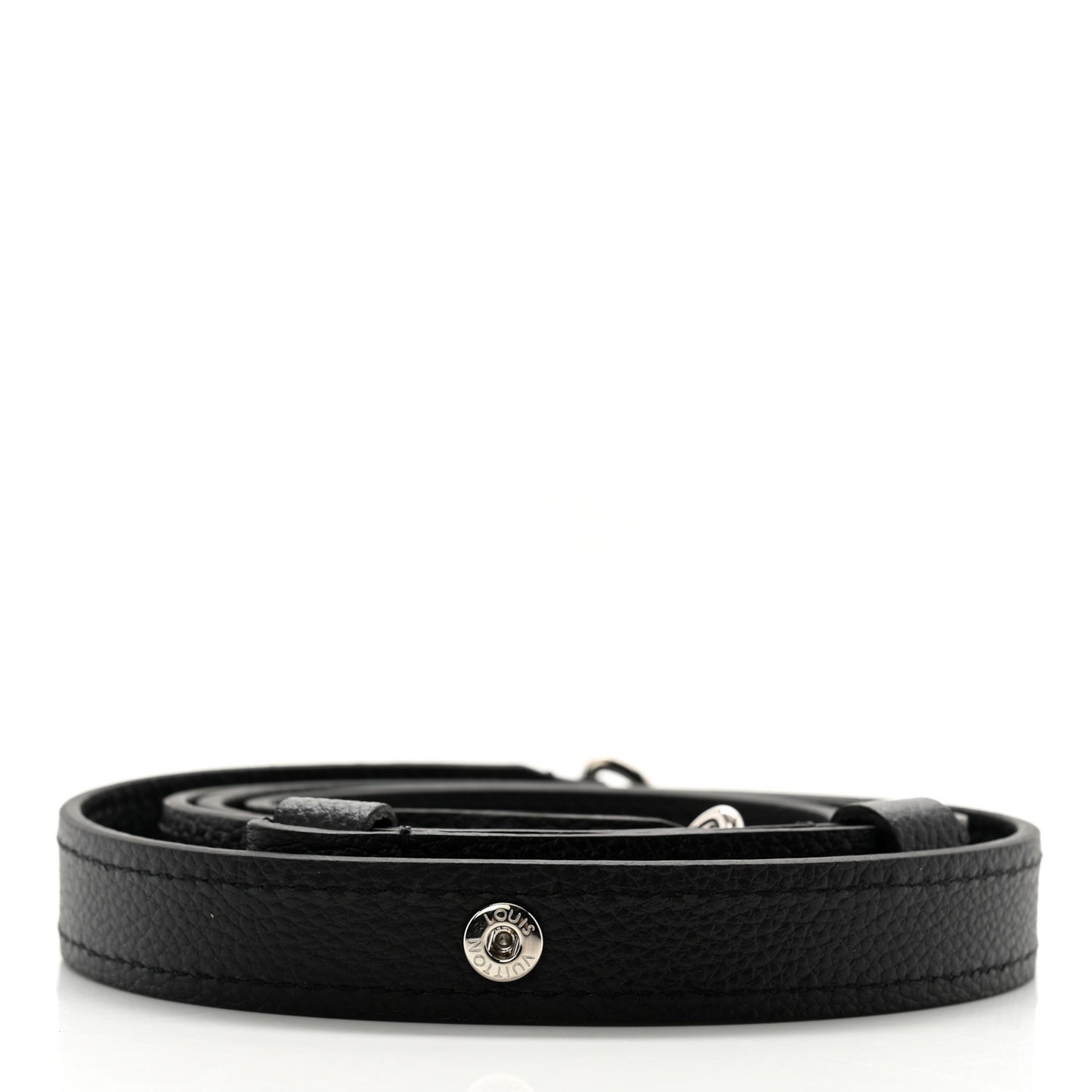 Calfskin Buci Shoulder Strap Black