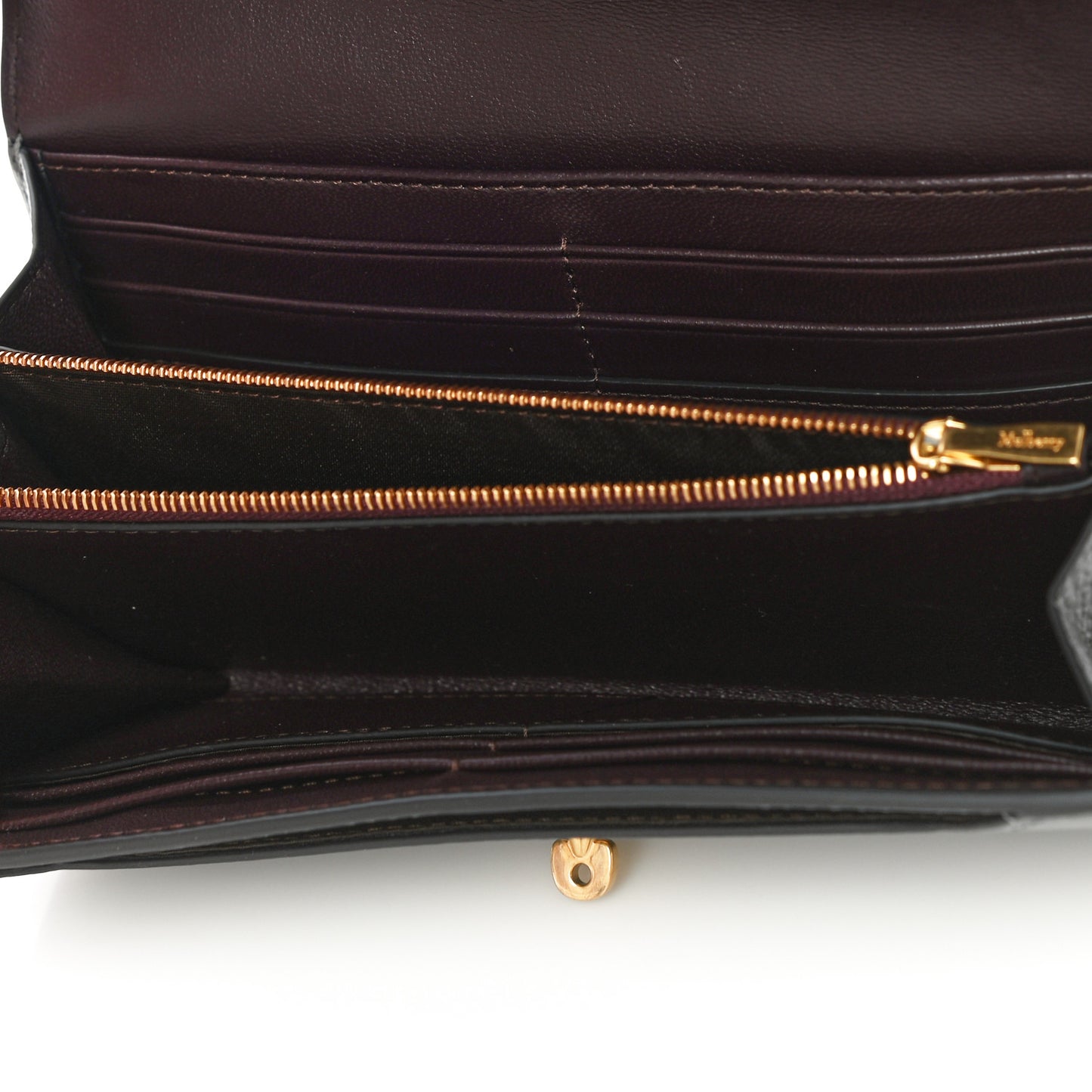 Small Classic Grain Darley Wallet Charcoal