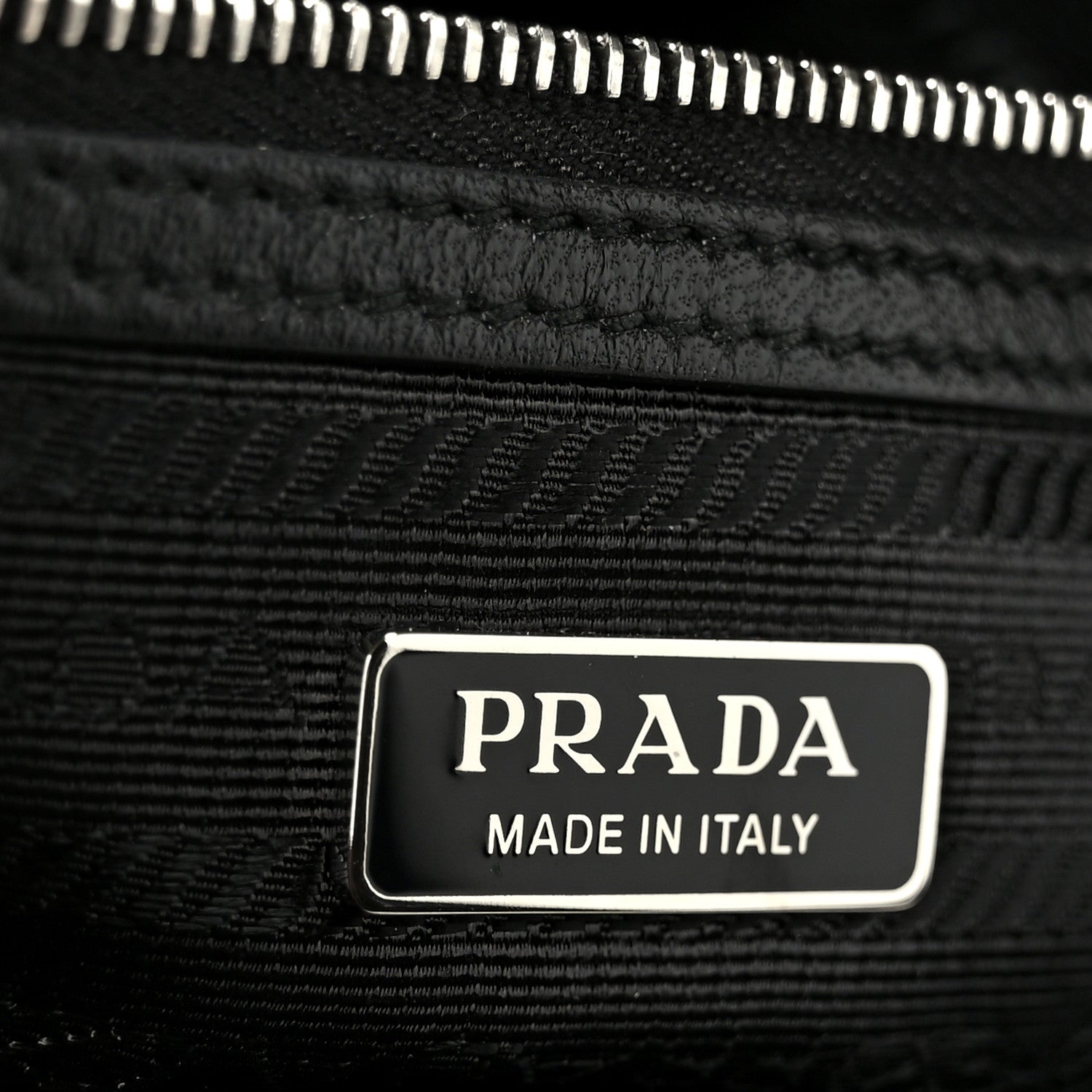 Prada Satin Crystal Mini Galleria Double Zip Tote Metal 1870702