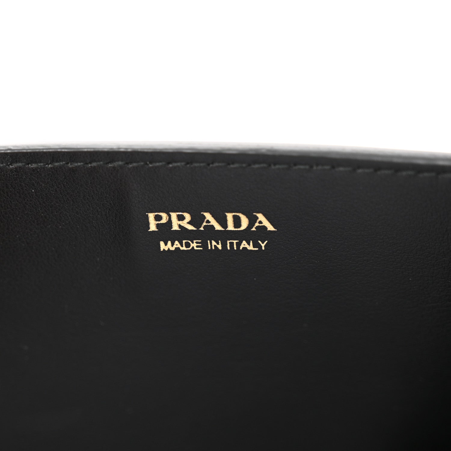 Prada Saffiano Vernice Triangle Chain Wallet Black 6 of 11