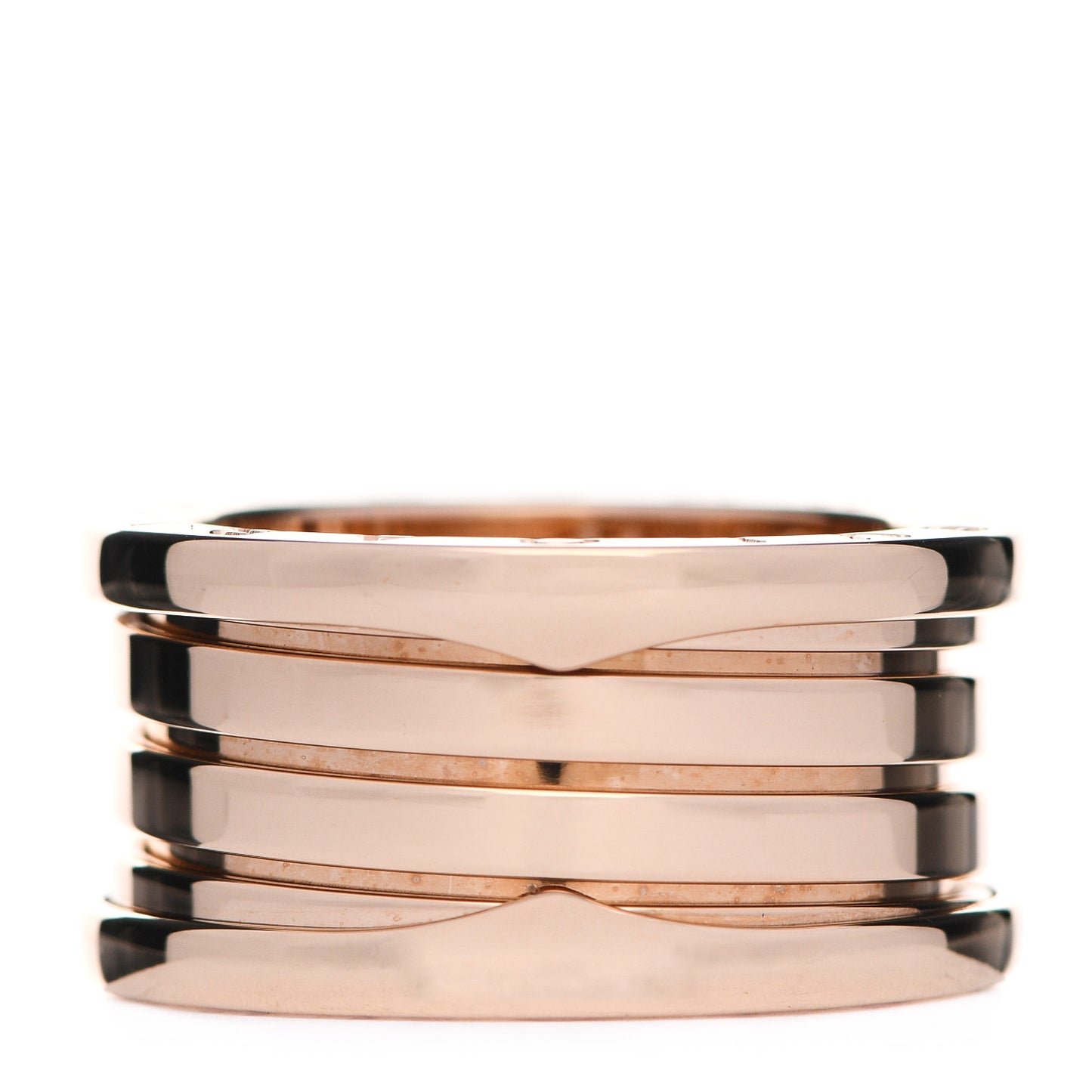 18K Rose Gold B.Zero1 Four-Band Ring 54 6.75