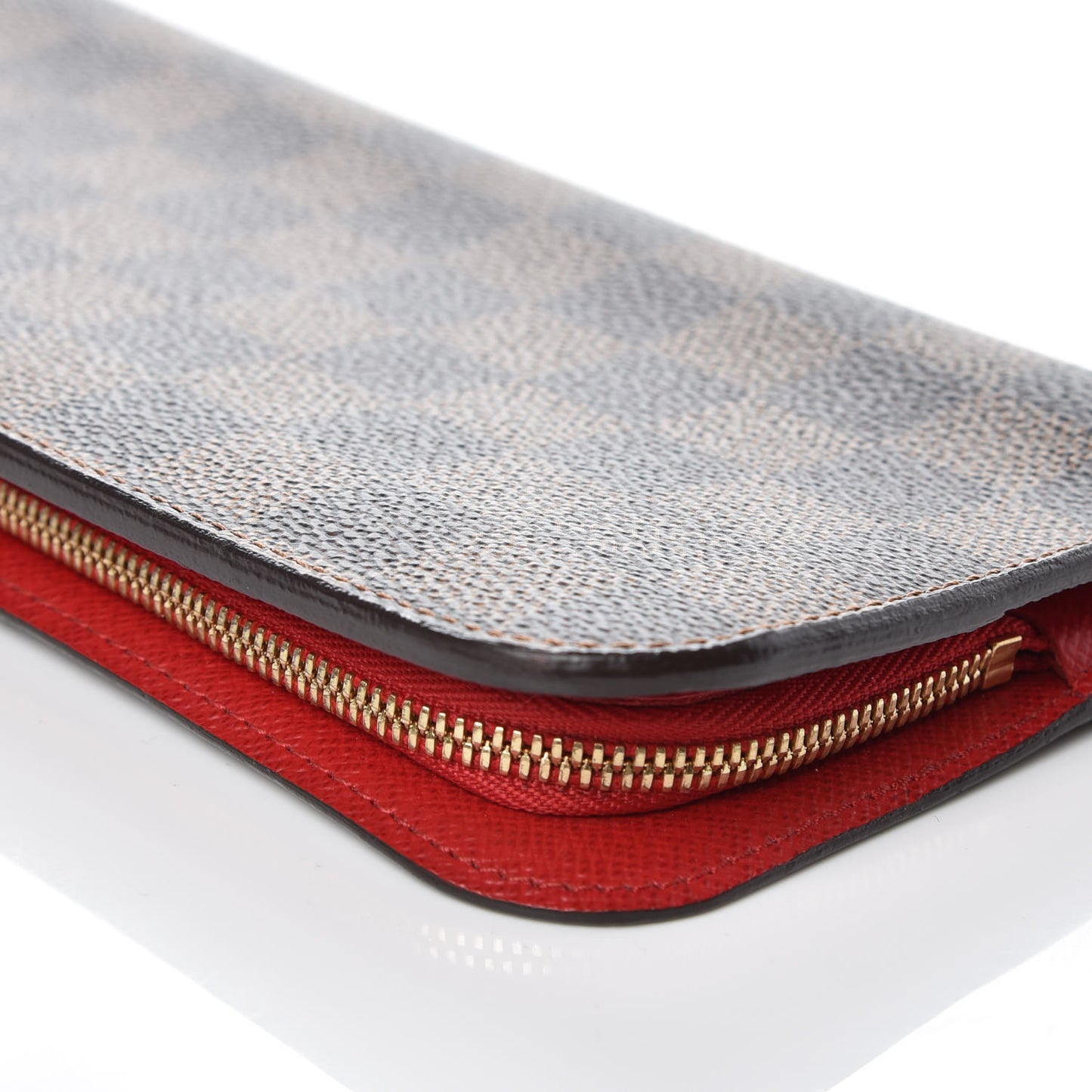 Damier Ebene Insolite Wallet Red