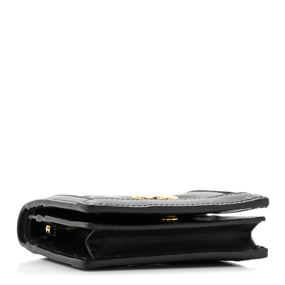Gucci Calfskin GG Matelasse Card Case Wallet Black 4 of 12