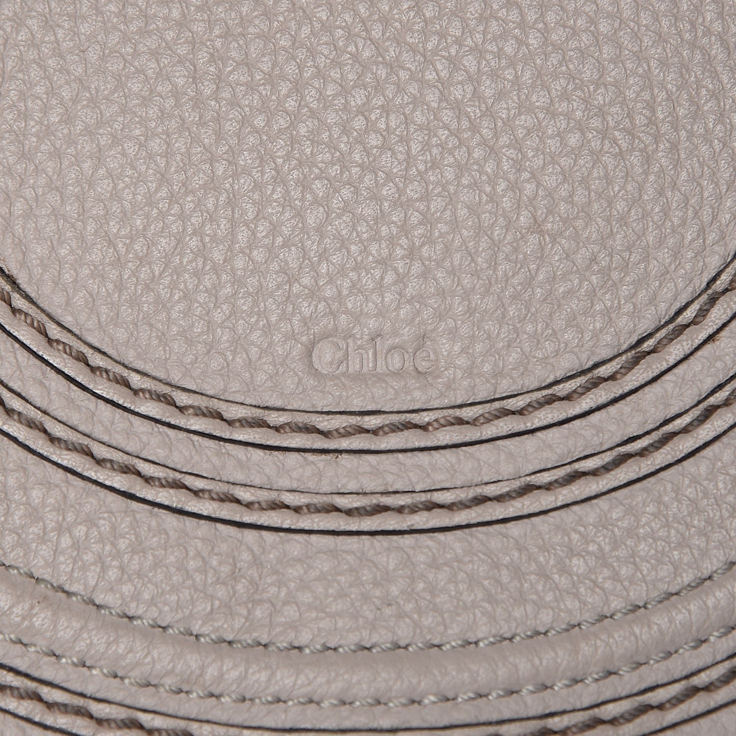 Chloe Calfskin Mini Marcie Round Crossbody Bag Pastel Grey 6 of 14
