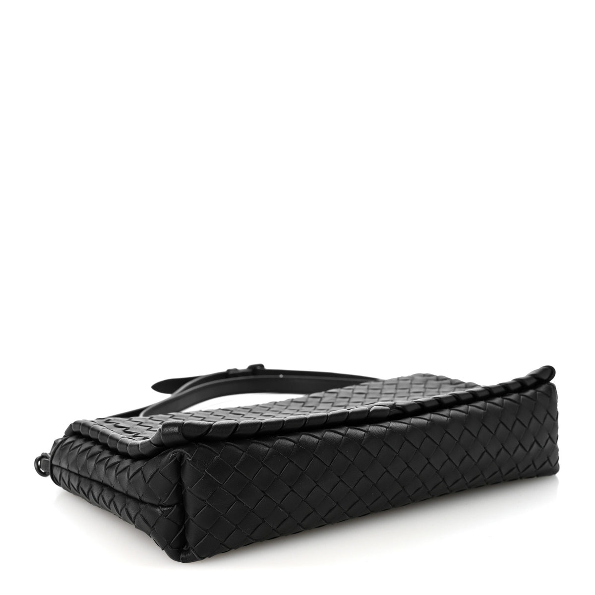 Bottega Veneta Nappa Intrecciato New Olympia Bag Black 4 of 10