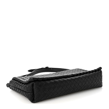 Bottega Veneta Nappa Intrecciato New Olympia Bag Black 4 of 10