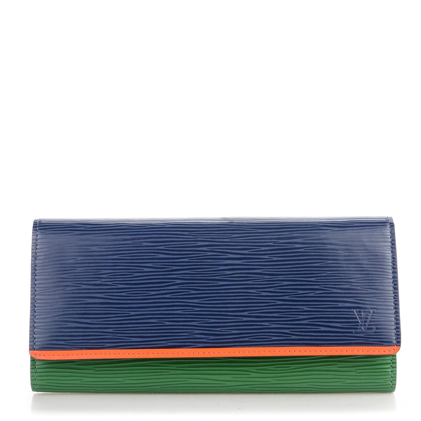 Epi Flore Wallet Tri-Color Orange