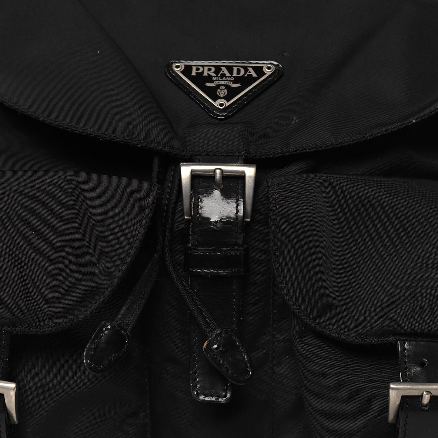 Nylon Vela Medium Backpack Black