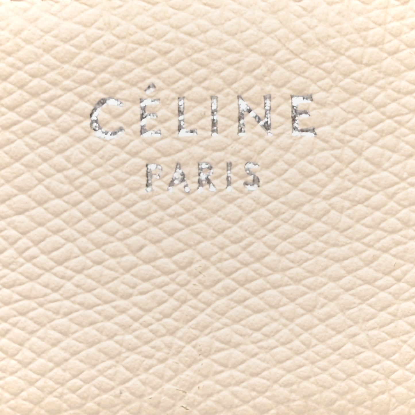 Grained Calfskin Medium Phantom Luggage Cream