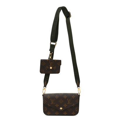 Louis Vuitton Monogram Felicie Strap & Go Kaki 1 of 11