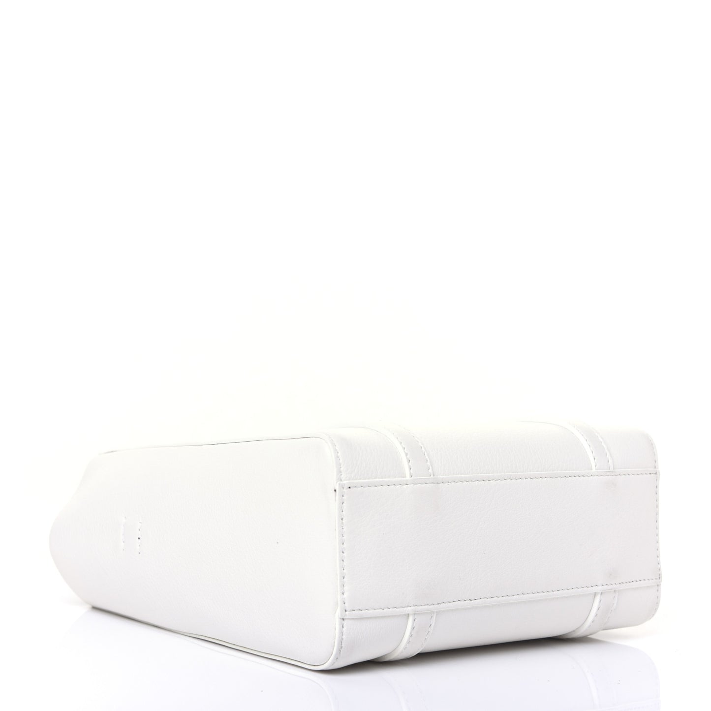 Smooth Calfskin Double Sided XXS Everyday Tote White Light Black