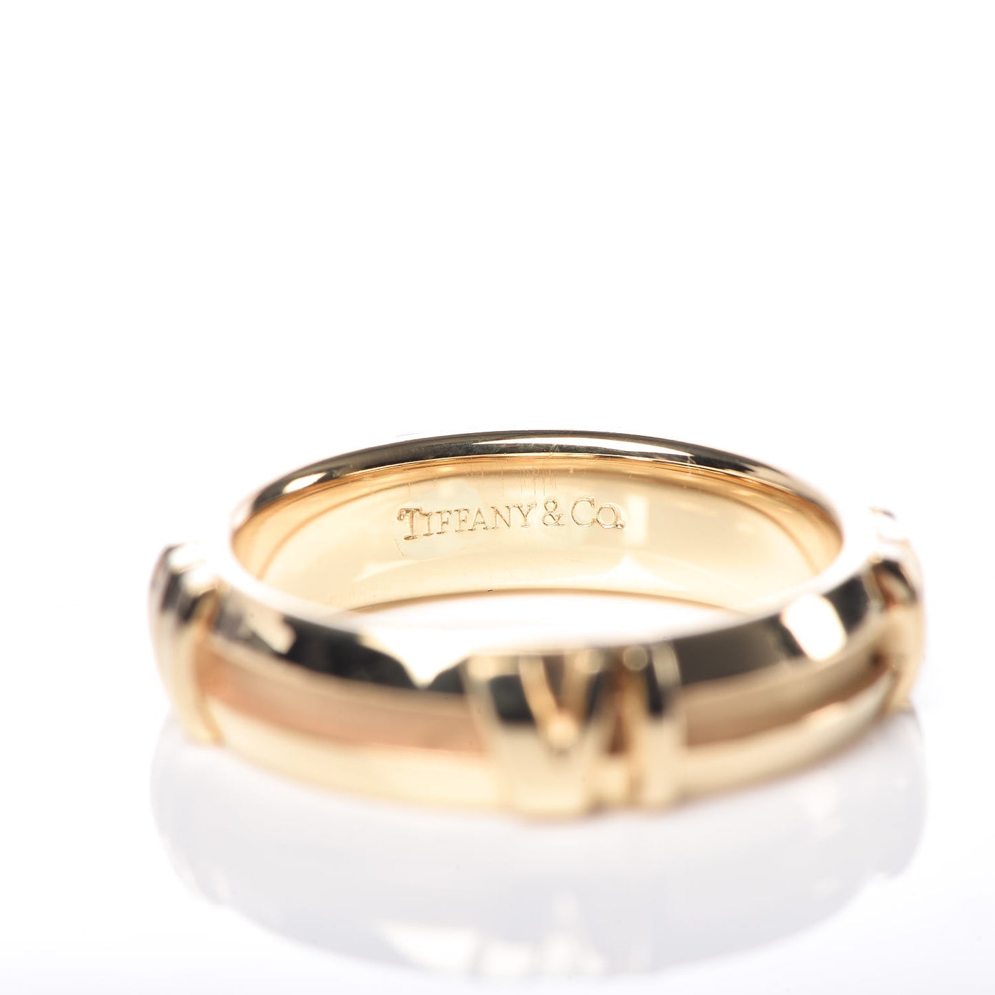 18K Yellow Gold Atlas Band Ring 49 4.75