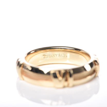 Tiffany 18K Yellow Gold Atlas Band Ring 49 4.75 4 of 5
