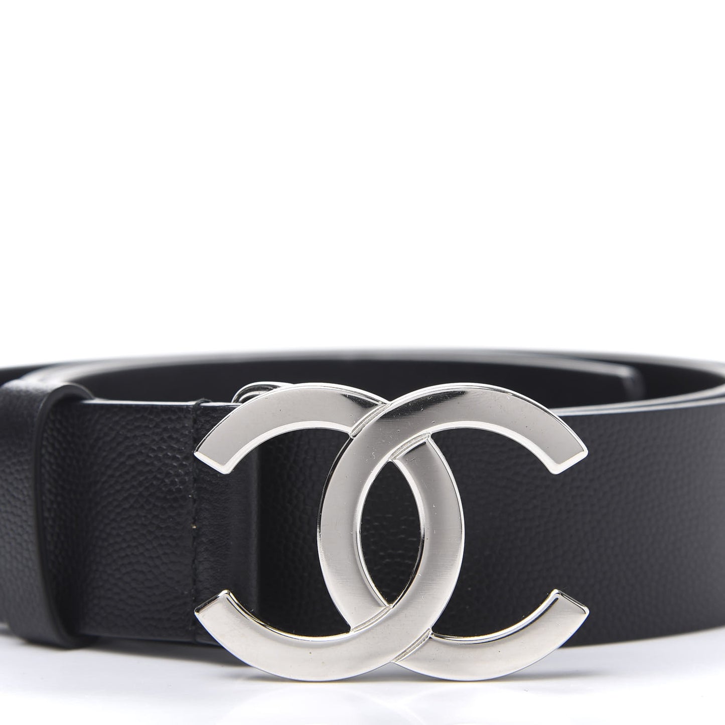 Caviar CC Logo Belt 90 36 Black