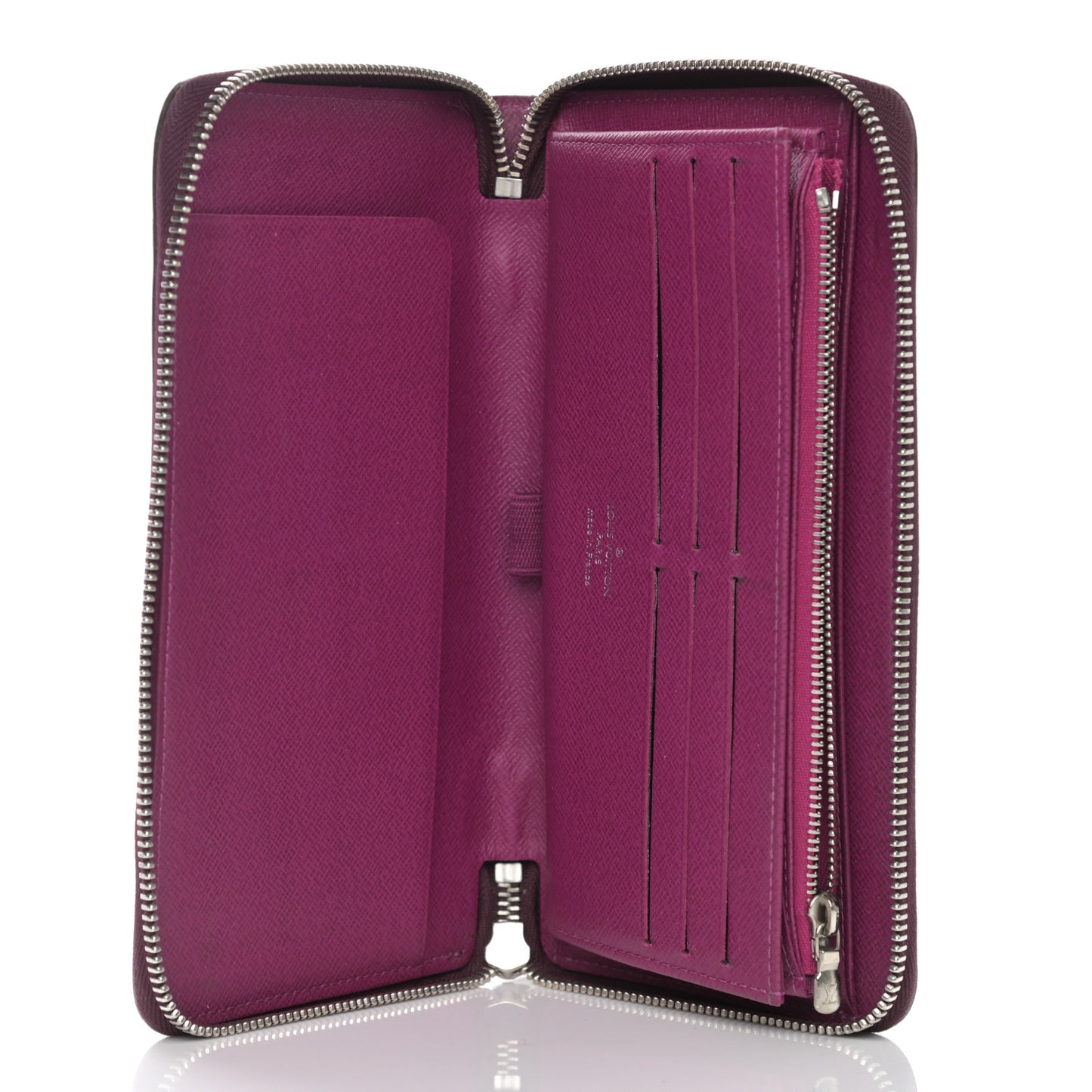 Epi Zippy Organizer Wallet Cassis