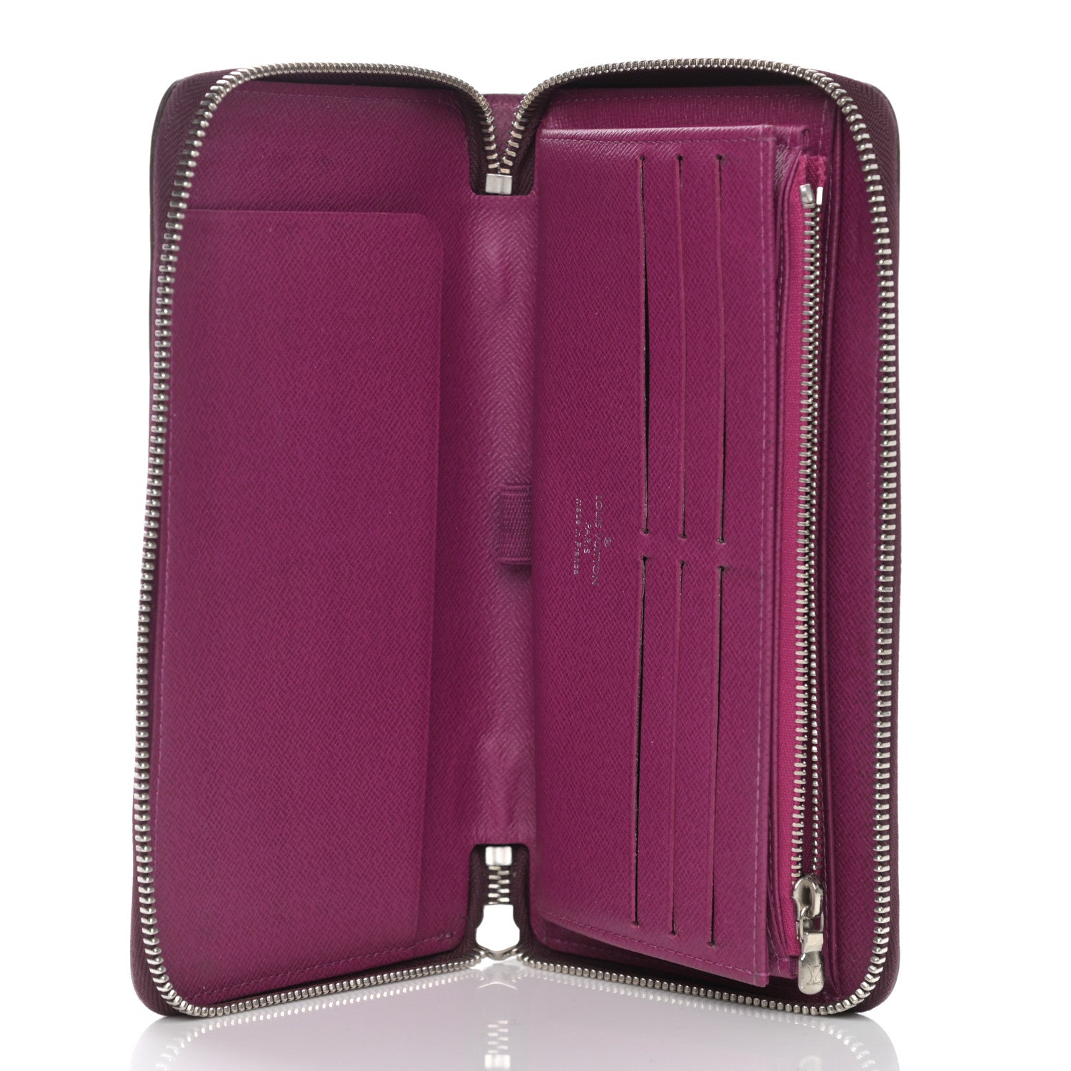 Louis Vuitton Epi Zippy Organizer Wallet Cassis 5 of 8