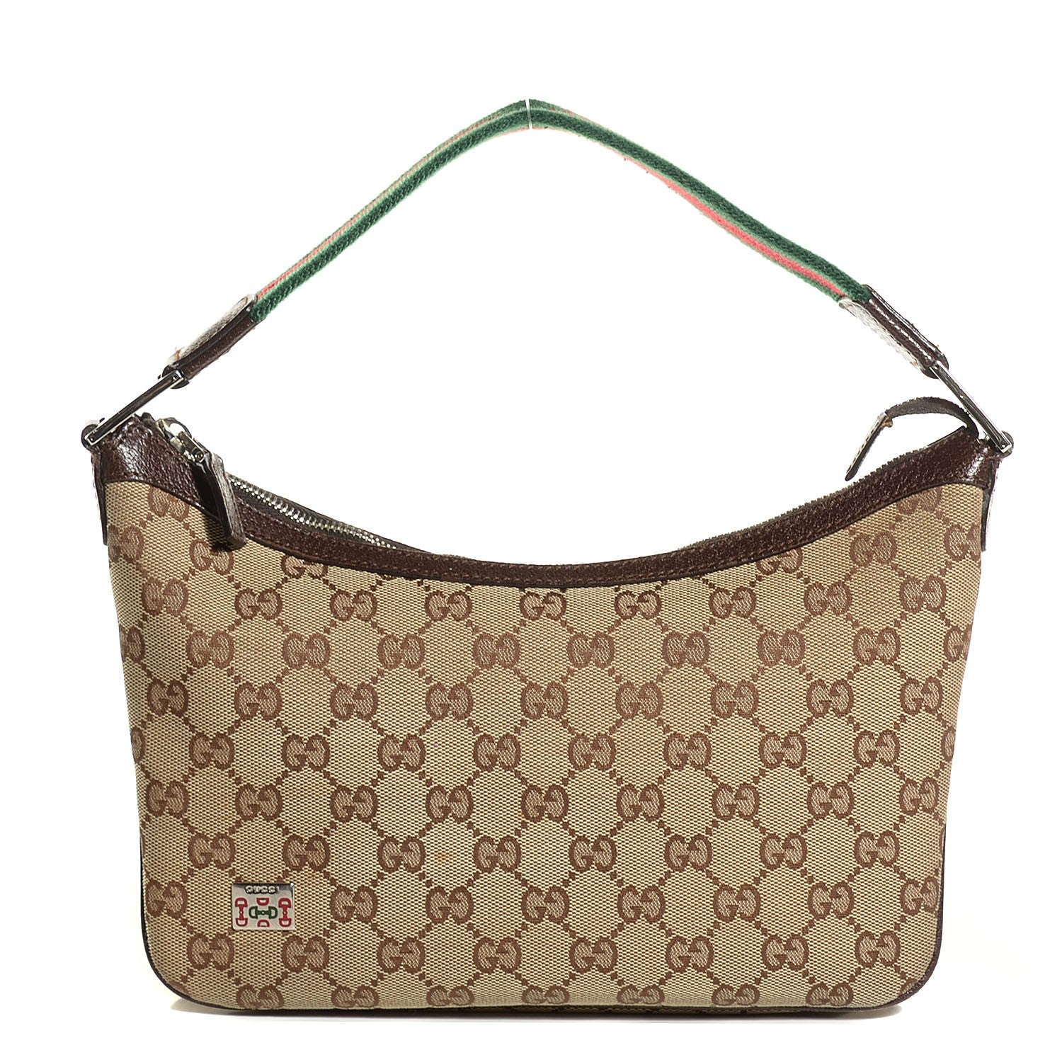 Gucci Monogram Medium Pop Hobo Dark Brown 1 of 8