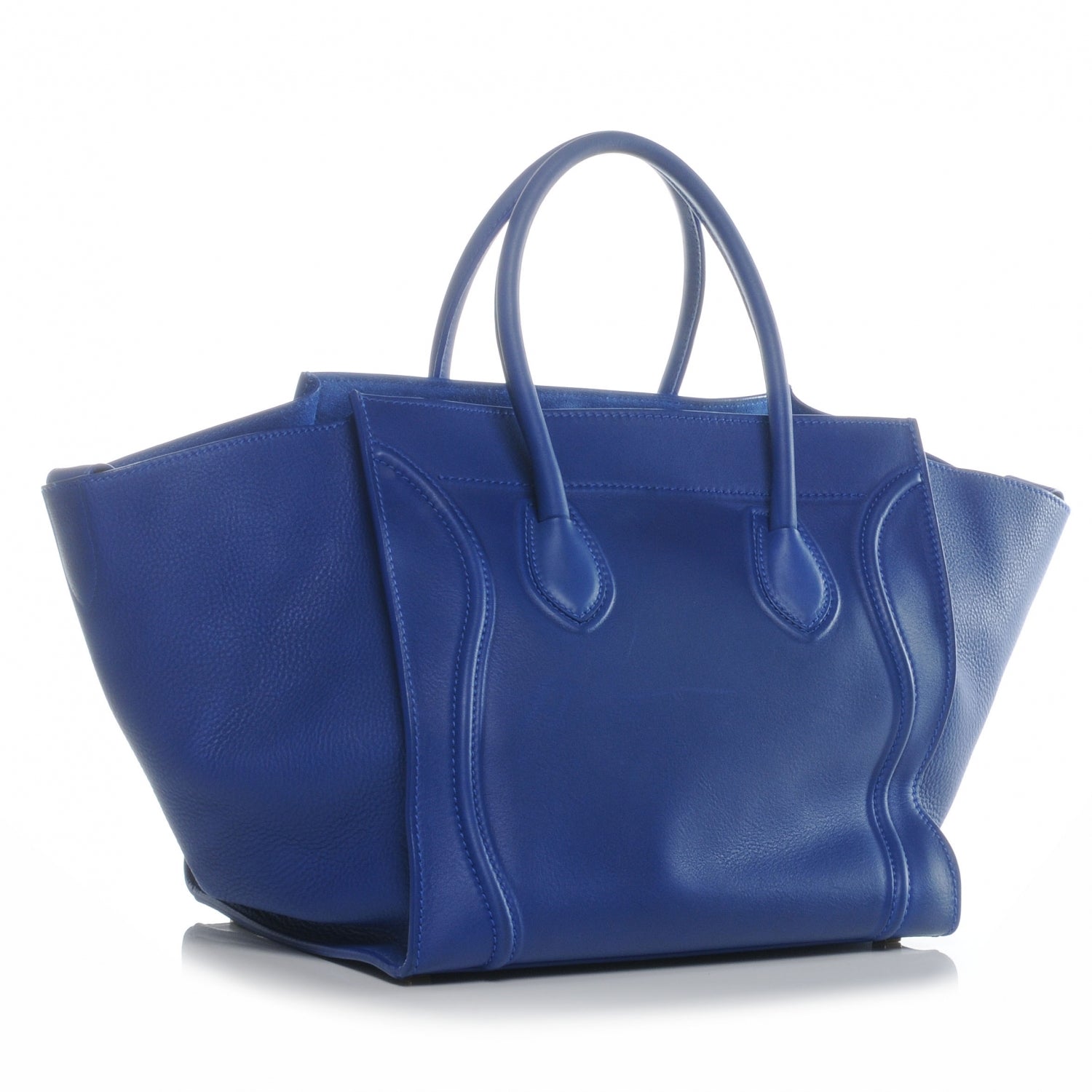 Celine Smooth Calfskin Medium Phantom Luggage Royal Blue 4 of 9