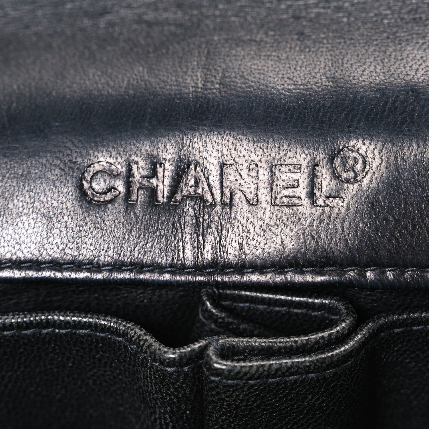 Chanel Lambskin East West Chocolate Bar Flap Black 5 of 10