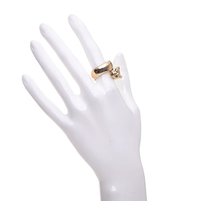 Cartier 18K Yellow Gold Tsavorite Onyx Panthère De Bypass Ring 54 6.75 2 of 6