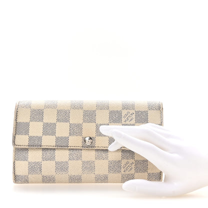Louis Vuitton Damier Azur Sarah Wallet 2 of 9