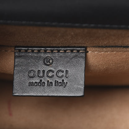 Gucci Calfskin Mini Sylvie Chain Shoulder Bag Black 7 of 21