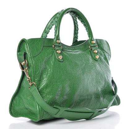 Balenciaga Agneau Giant 12 Gold Hardware City Vert Trefle 3 of 9