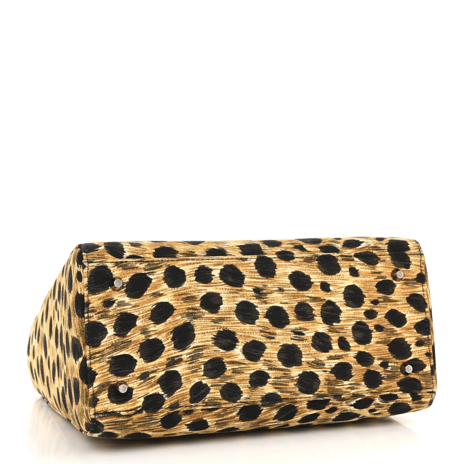 Christian Dior Canvas Leopard Print Medium Lady Dior 4 of 11