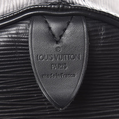 Louis Vuitton Epi Keepall 55 Black 6 of 7