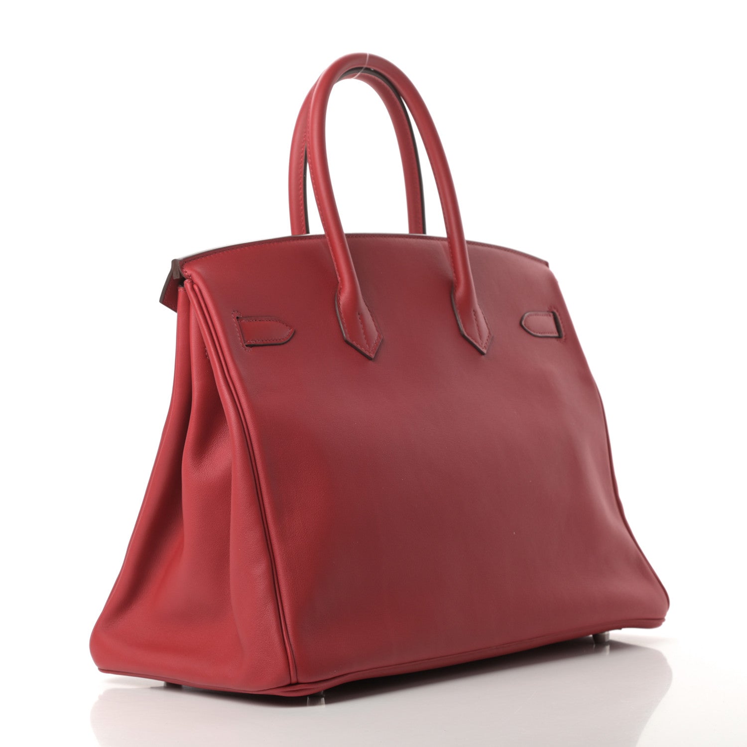 Hermes Swift Epsom Tressage Birkin 35 Rouge Piment Rouge De Coeur Rouge H 3 of 11