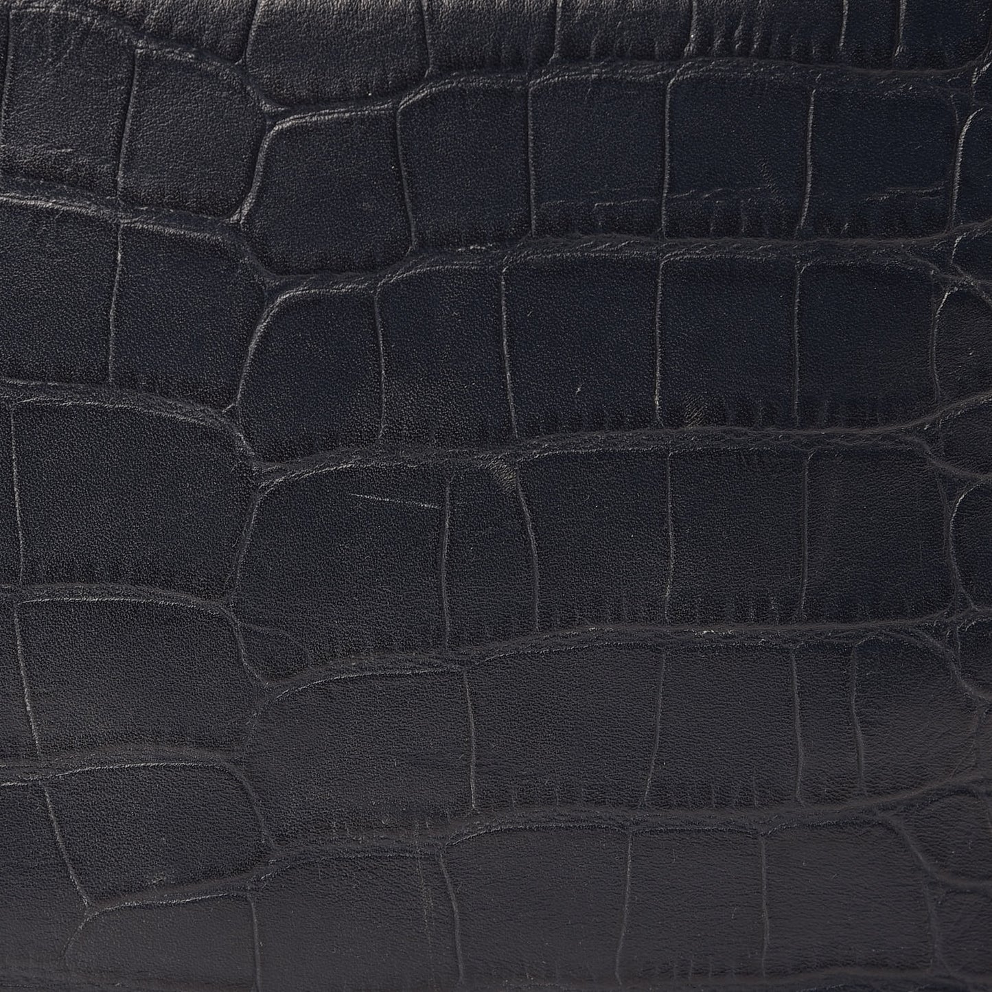 Calfskin Crocodile Embossed Large Luxus Backpack Blue