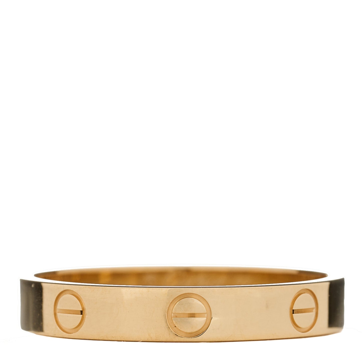 18K Yellow Gold 3.5mm LOVE Wedding Band Ring 62 10