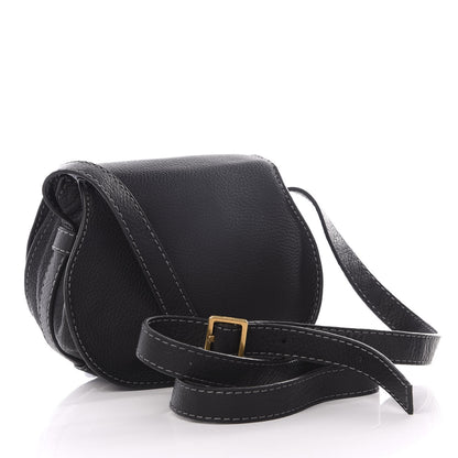 Chloe Calfskin Mini Marcie Round Crossbody Bag Black 2 of 9