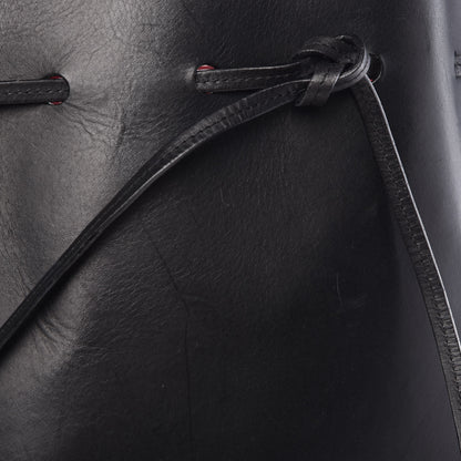 Mansur Gavriel Vegetable Tanned Calfskin Bucket Bag Black Flamma 11 of 20