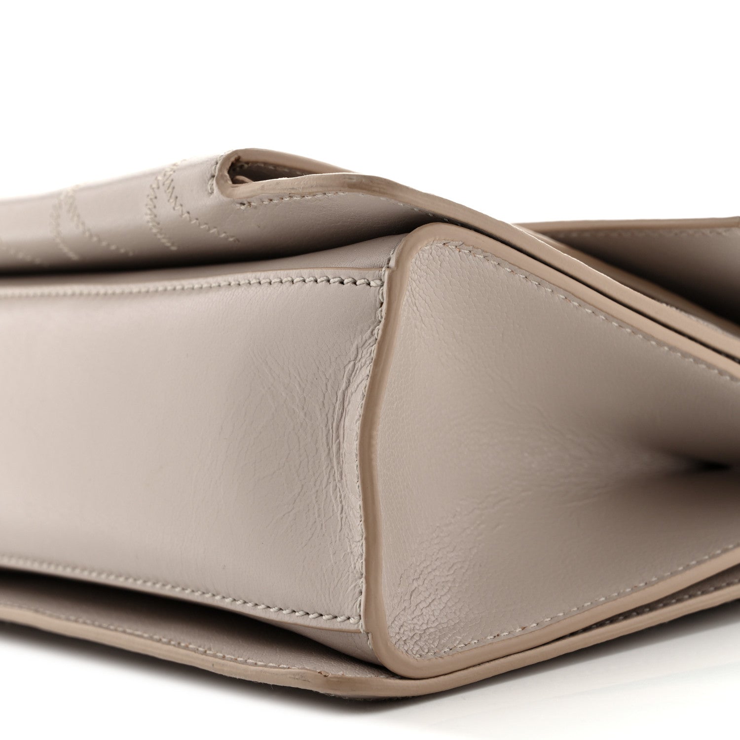 Givenchy Goatskin Quilted Medium GV3 Shoulder Bag Beige 8 of 10