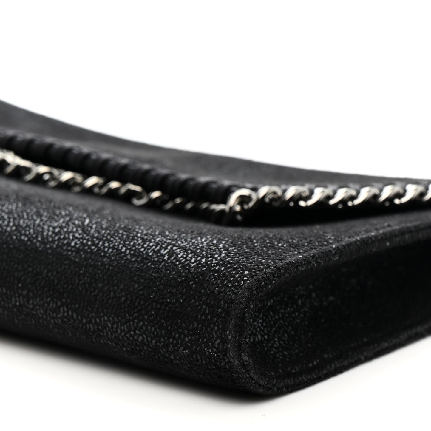 Shaggy Deer Mini Falabella Crossbody Bag Black